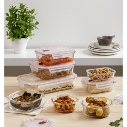 HERMETICO COOK&EAT 0,6 L ROJO