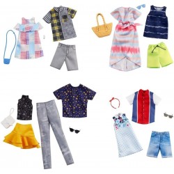 PACK 2 CONJUNTOS MODA BARBIE & KEN
