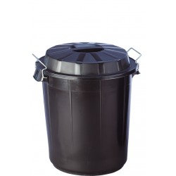 Barreño industrial 50 L. Negro.