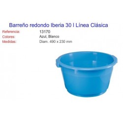 Barreño Iberia 30 l. azul