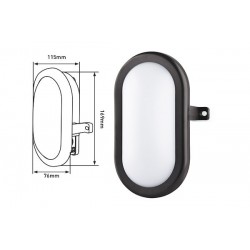 Aplique Led Mini Ovalado...