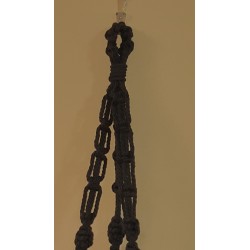 Macetero macramé modelo CORRALES color GRIS