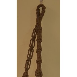 Macetero macramé modelo CORRALES color MARRÓN