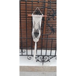 Macetero macramé modelo ALIAGUILLA color CRUDO