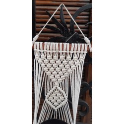 Macetero macramé modelo ALIAGUILLA color CRUDO