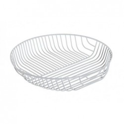 Frutero Metal 30X30X5,5 Blanco