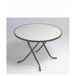 Mesa Pleg.100 Marmol Verde