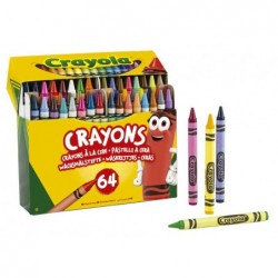 64 Ceras Colores Crayons