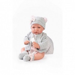 Muñeca Recien Nacida Gris...