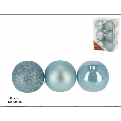 P-12 Bolas Navida Azul...
