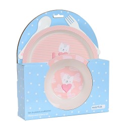 Set De Platos Y Cubiertos...