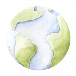 Alfombra Redonda 95Cmplanet