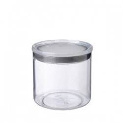 Bote cocina 1 l. transparente gris.
