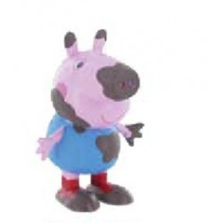 Figura George con barro.