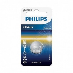 Pila 2032 Philips Boton Lithiu