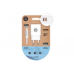 Cargador Doble Blanco Apple Br