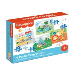 FISHER PRICE 4 PUZZLES...