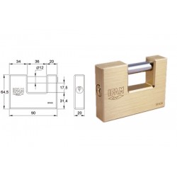 Candado De Laton Ifam U-90