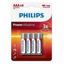 P-4 Pila Aaa Philips Alcalina