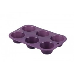 Molde Silicona Muffin 6...