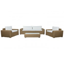 Sofa Set 4 Ratan Sintetico...
