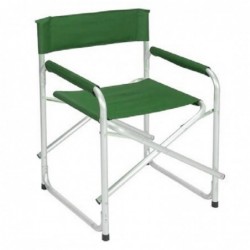 Silla Director Acero Verde