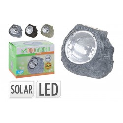 Farol Solar Piedra 14X11 Cm...