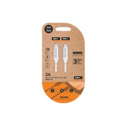 Cable Pd Blanco Usb-C 1M 3A
