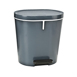 Pedalbin Oval 8 L. Antracita
