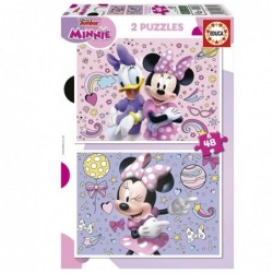 Puzzle 2X48 Pzas, Minnie