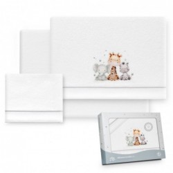 Triptico Coche Jirafa Elefante