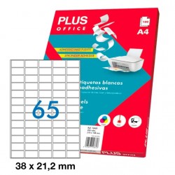 Etiquetas Plus 38X21 A4