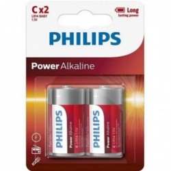 P-2 Pilas C Philips Alcalina