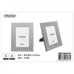 Marco Foto 3D 15X20 Plateado