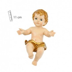 Niño Jesus Pañal Oro 11 Cm