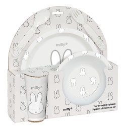Set Platos Miffy Niebla