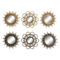 Set 3 Espejos Pp Cristal Surti