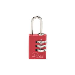 Padlock Alumin.Combinat.20 Red