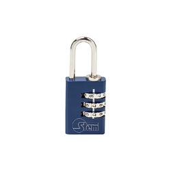 Padlock Alumin.Combinat.20 Blu
