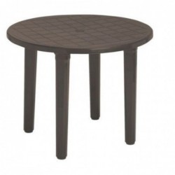 Mesa Redonda Wengue 90 Cm.