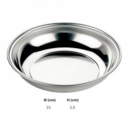 Plato Camping Inox.22 Cm.Hondo