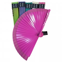 Abanico De Madera Liso 16 Cm