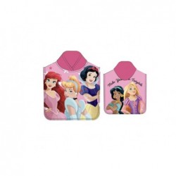 Poncho Toalla Princesas 55X110