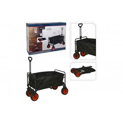 Carro Playa Plegable Negro...