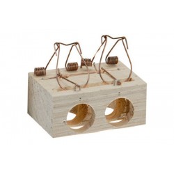 Ratonera Madera 2 Agujeros