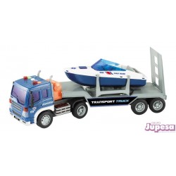 Trailer C/Lancha 1:16 Luz Y...