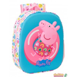 Mochila Infantil 3D Peppa Pig
