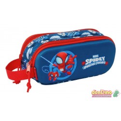 Portatodo Doble 3D Spidey