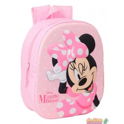 Mochila Infantil 3D Minnie Mou