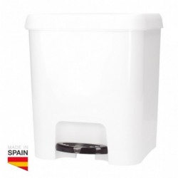 Cubo Pedal 7L Blanco